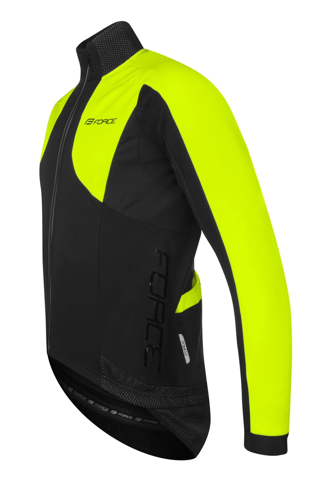 3. Jacheta Force X100 Pentru Iarna Negru-Fluo S Negru/Galben fluo, S