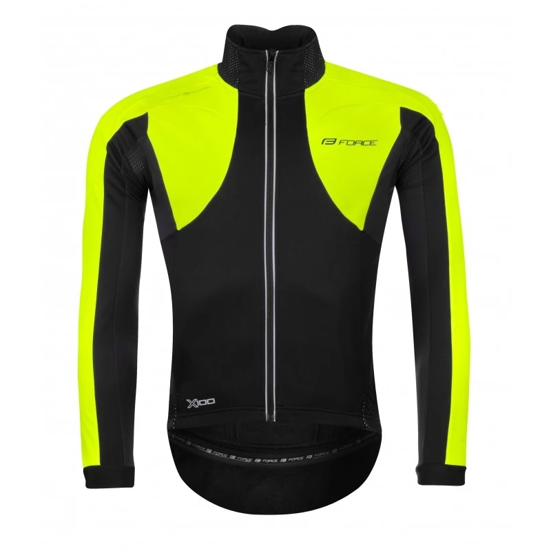 2. Jacheta Force X100 Pentru Iarna Negru-Fluo M Negru/Galben fluo, M