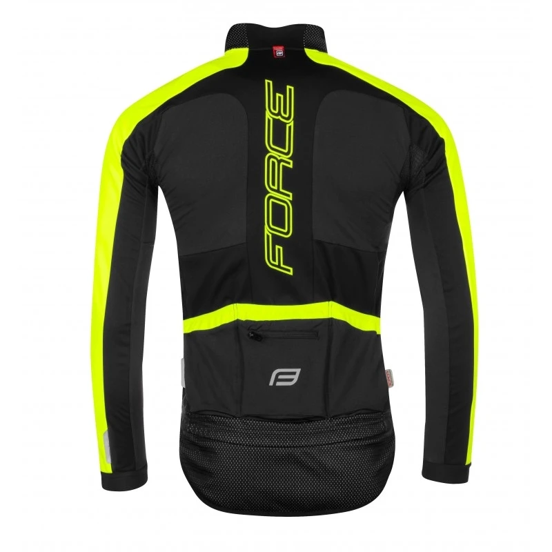 4. Jacheta Force X100 Pentru Iarna Negru-Fluo M Negru/Galben fluo, M