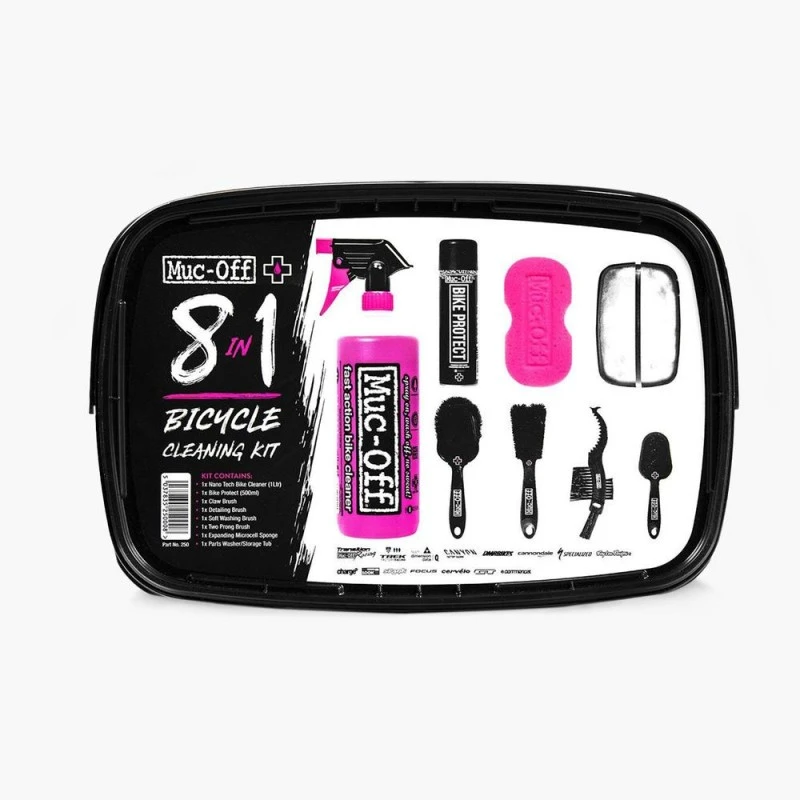 2. Kit Muc-off pentru curatare biciclete 8 in 1