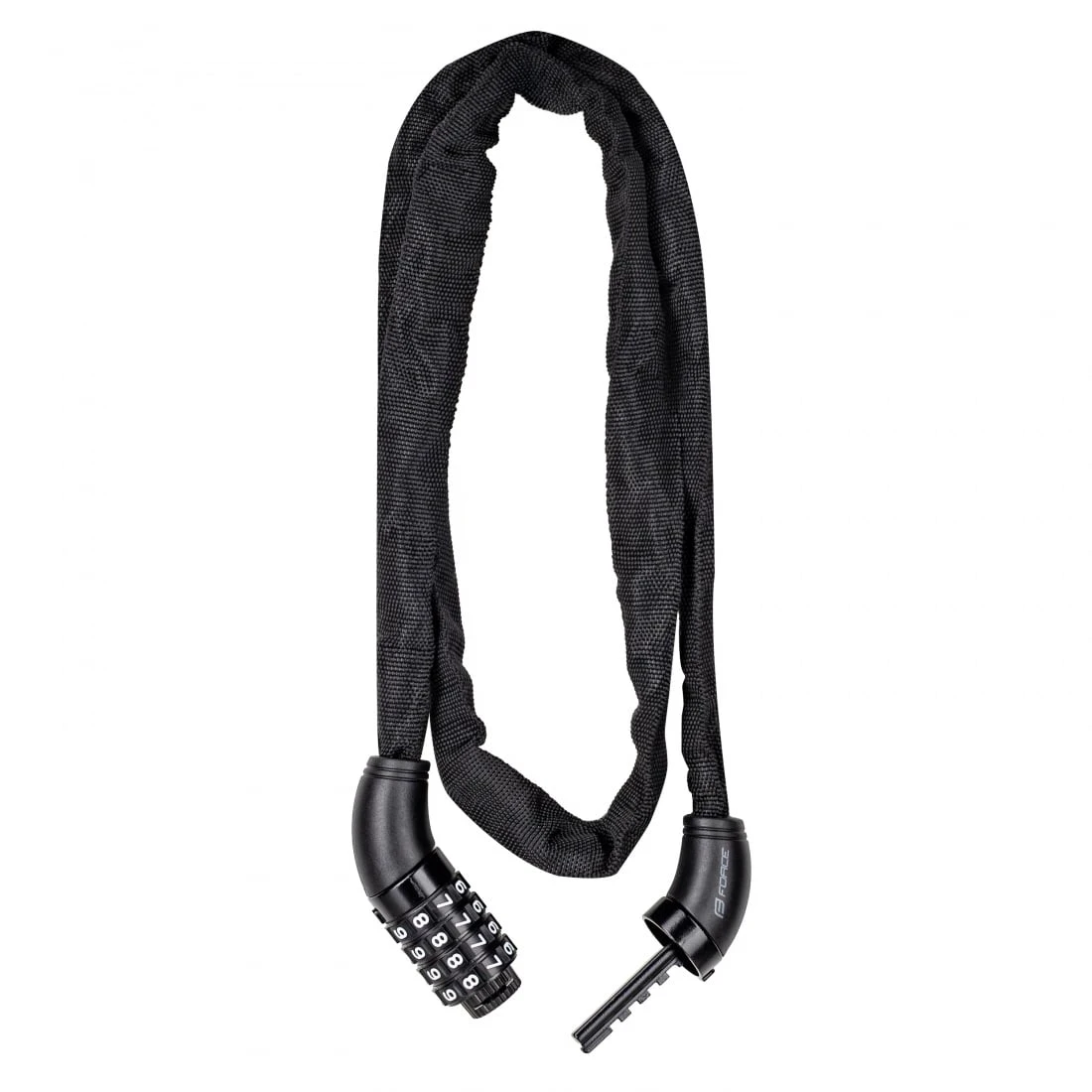 1. Lacat Force Brut 4x1200mm, negru, cu cifru