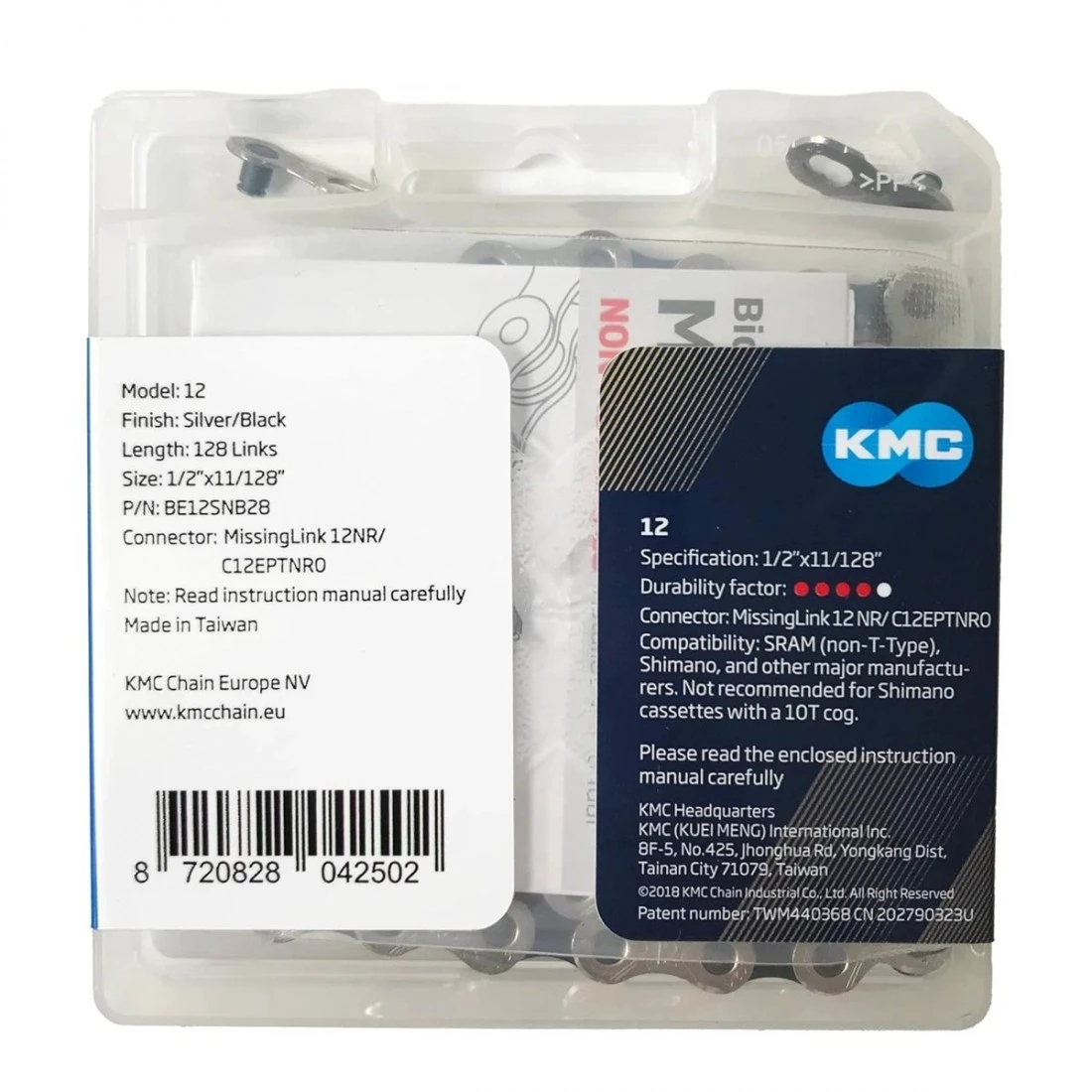 3. Lant KMC 12 Silver Black 12 Viteze 128 Zale