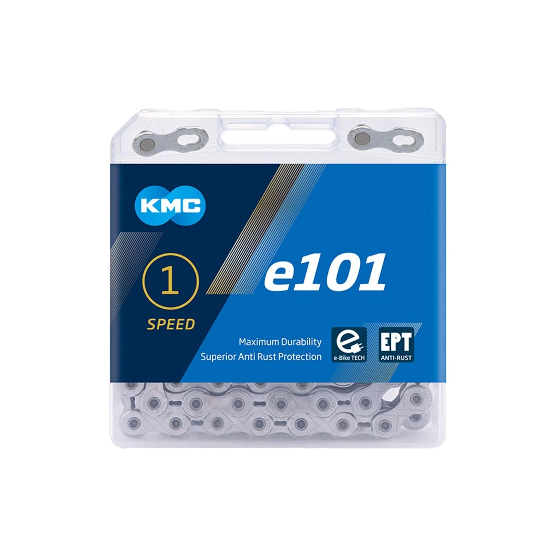 2. Lant KMC E101 EPT Single-Speed 112 zale Ebike Argintiu