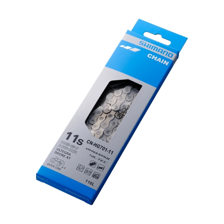 3. Lant Shimano CN-HG701-11, 11 viteze, LG HG-11, (compatibil Sosea MTB E-Bike), 116 zale, za rapida SM-CN900-11 116 zale, za rapida