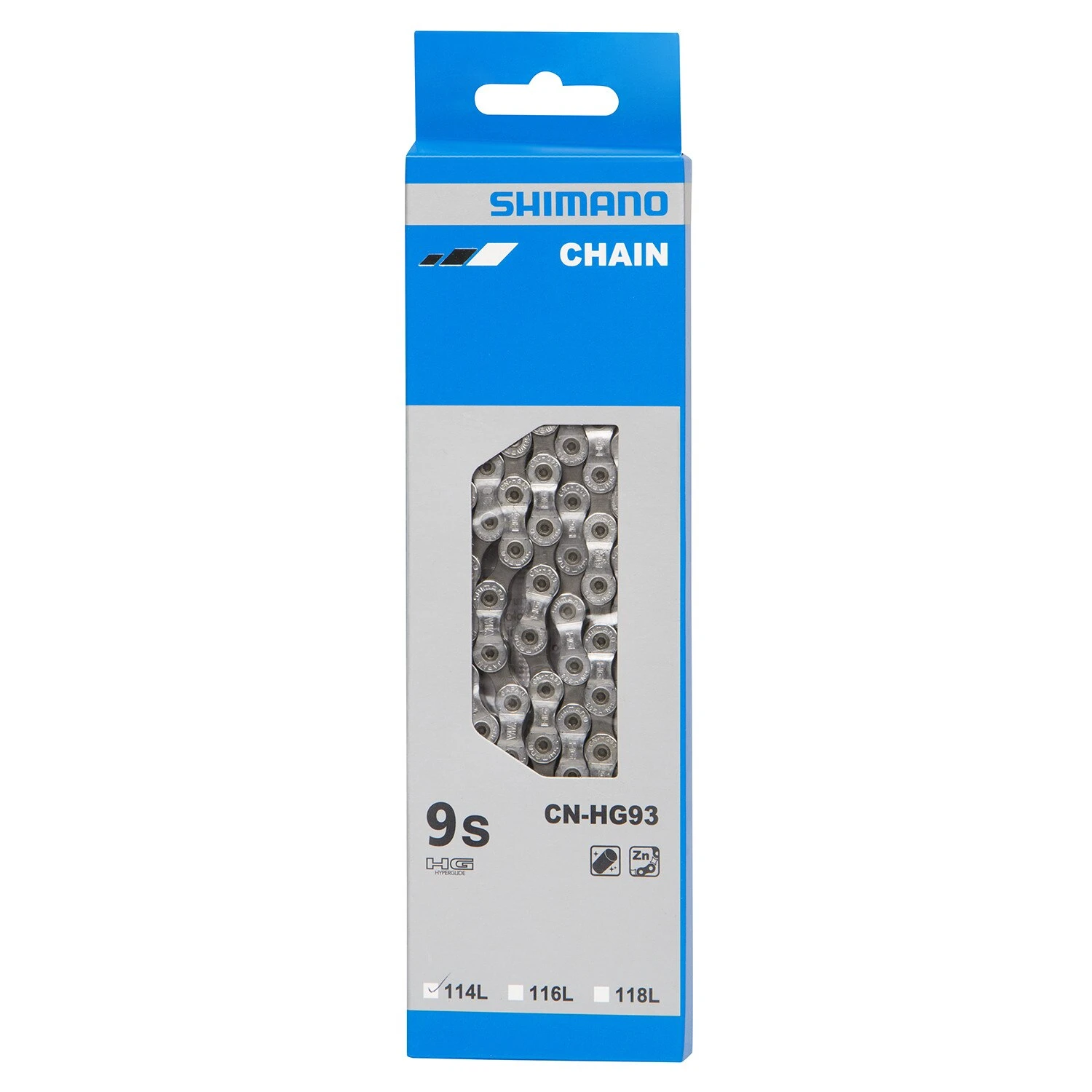 3. Lant Shimano CN-HG93, 9 viteze, HG Super Narrow, 116 zale, fara nit final, nit conectare X1 116L