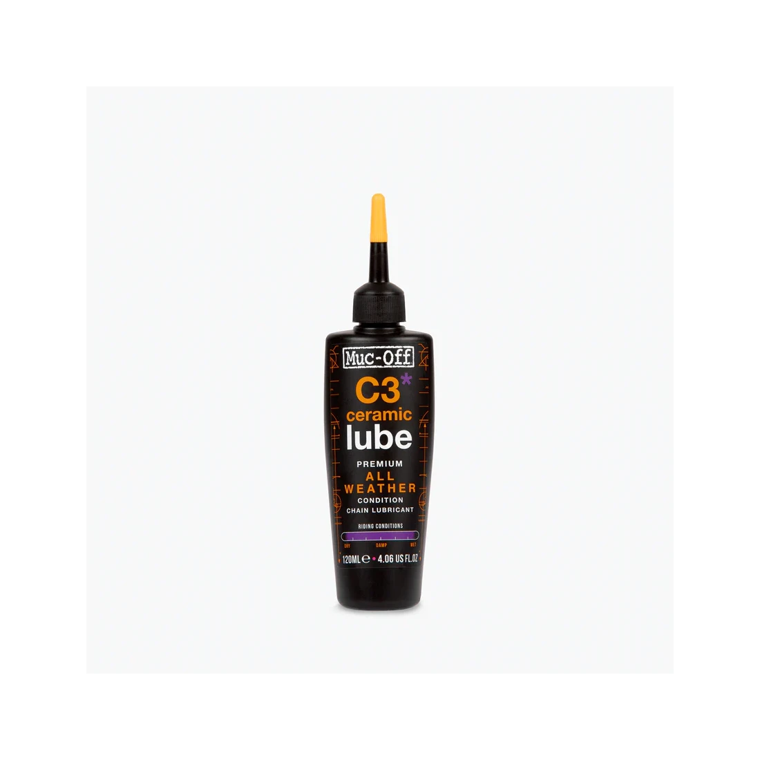1. Lubrifiant Muc-Off C3 All Weather Ceramic Lube 120ml