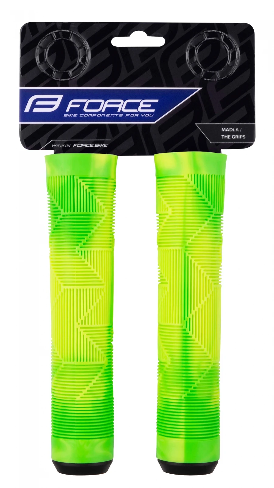 2. Mansoane Force BMX 145, cauciuc, verde galben fluo Verde/Galben fluo