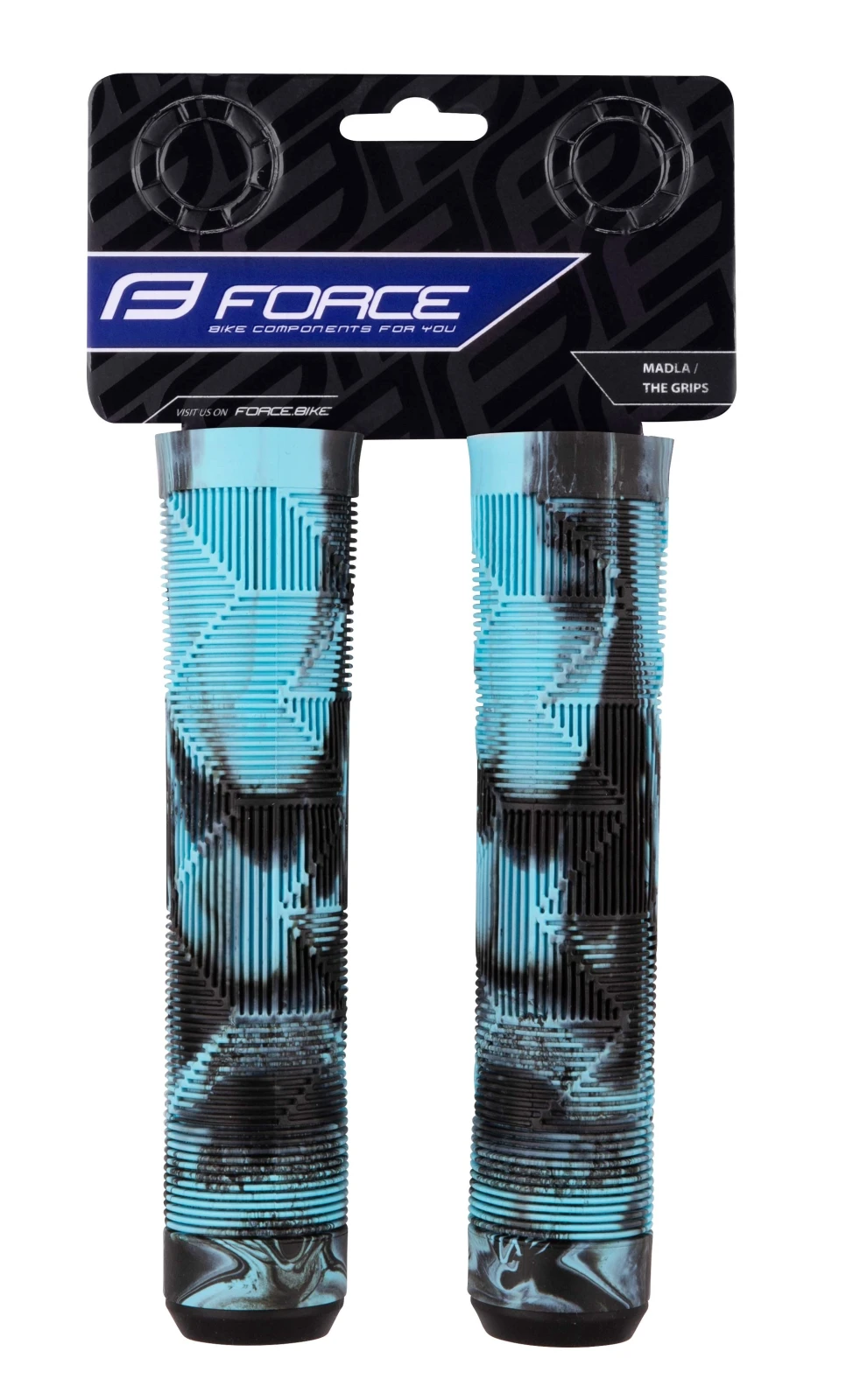 3. Mansoane Force BMX 145, cauciuc, negru Negru/Bleu