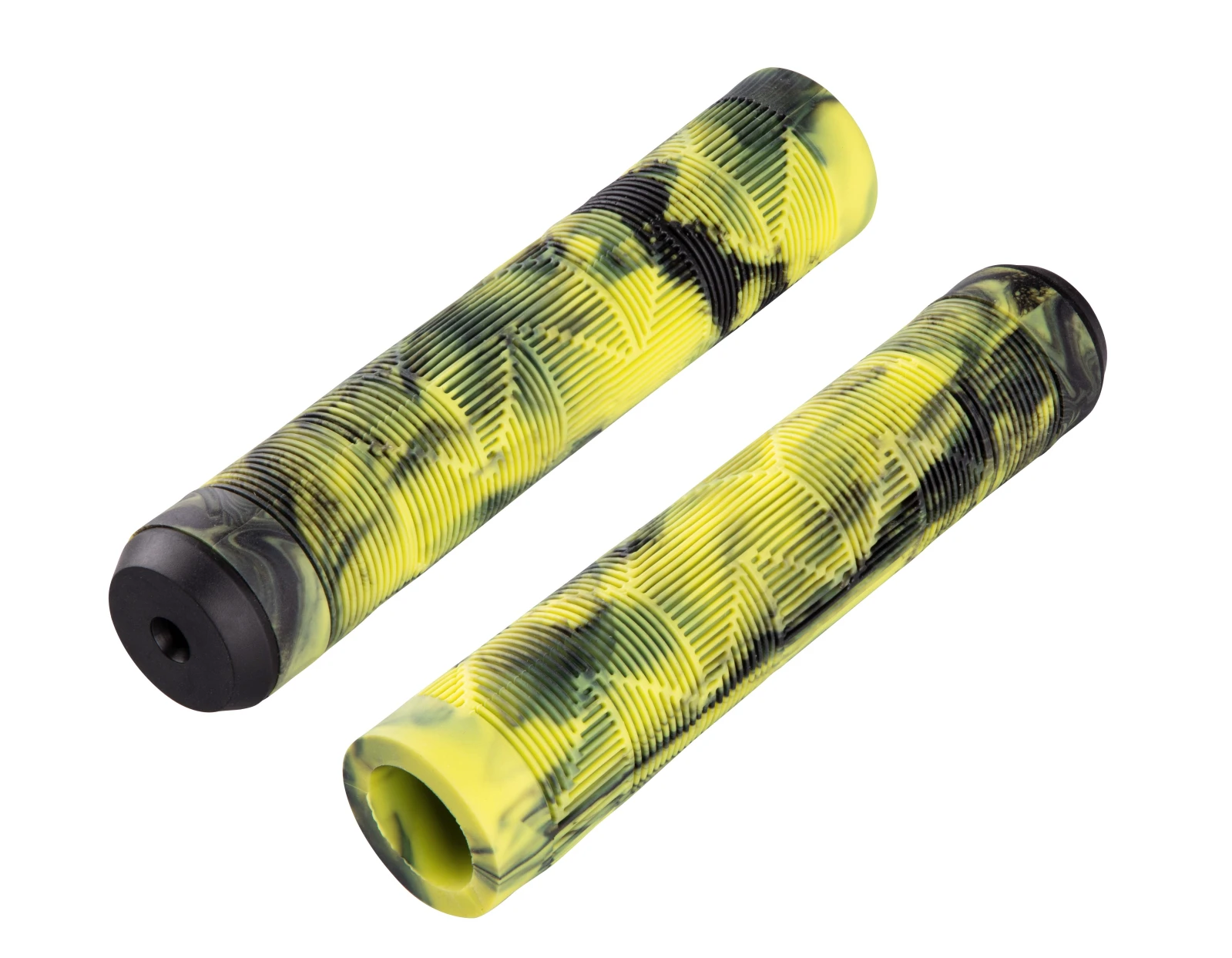 Mansoane Force BMX 145, cauciuc, negru galben fluo Negru/Galben fluo - 105334