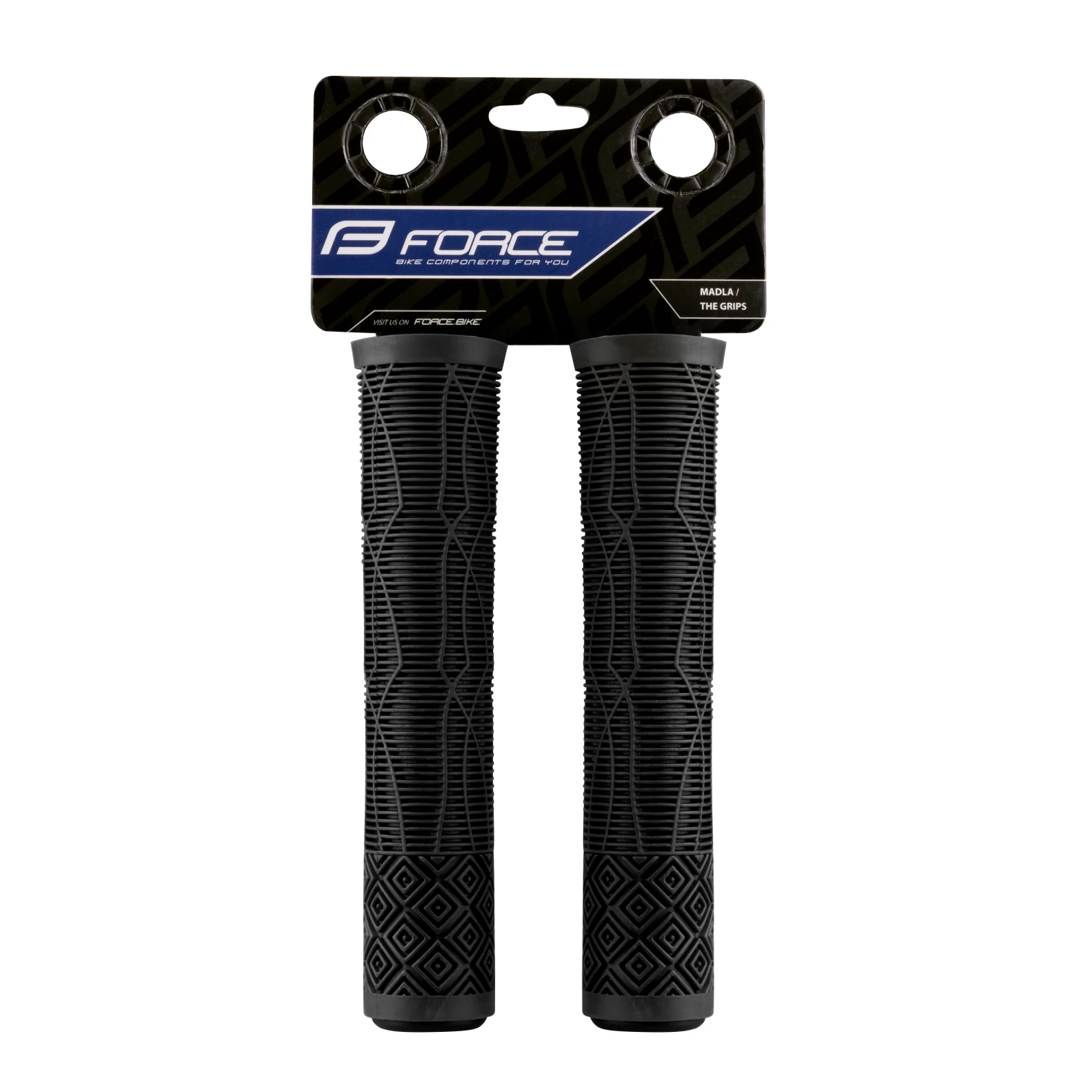 2. Mansoane Force BMX 160, cauciuc, Negru Negru