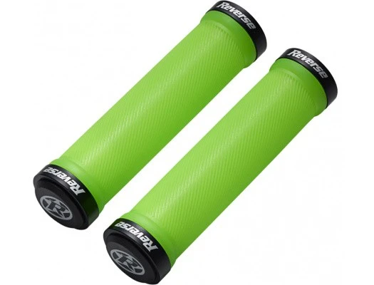 Mansoane Reverse Spin 30mm, Lock-On, lungime 130mm, Verde Negru Verde/Negru - 101241