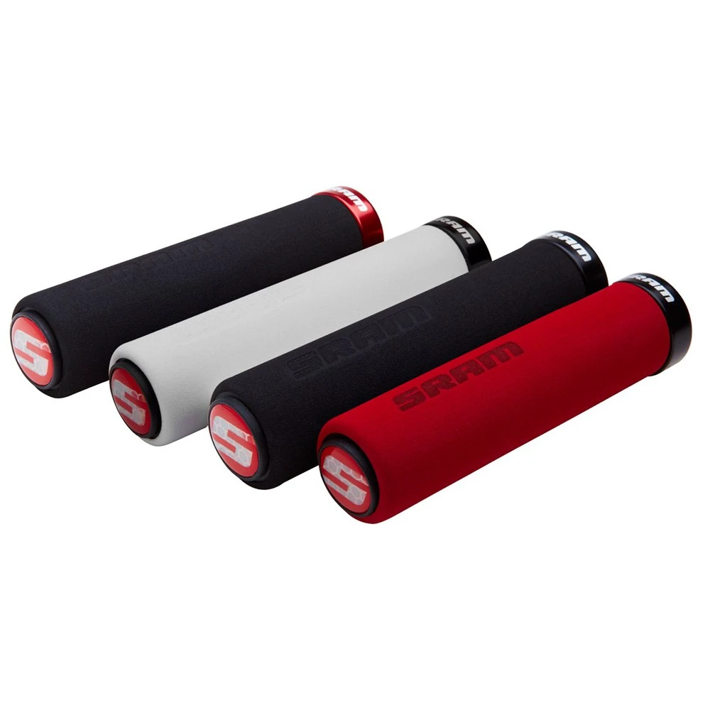 3. Mansoane Sram Locking Foam Grips 129mm Alb Negru Alb/Negru