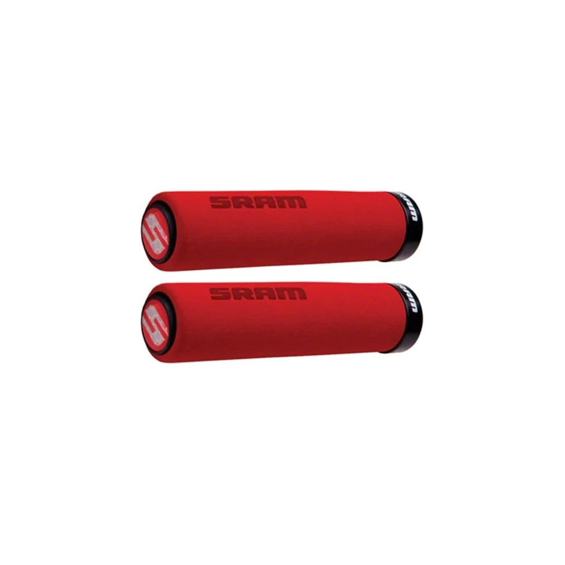3. Mansoane Sram Locking Foam Grips 129mm Rosu Negru Rosu/Negru