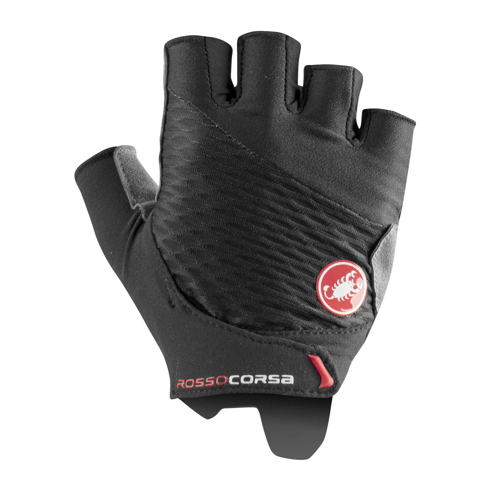 1. Manusi Castelli Rosso Corsa 2 W de dama Black XS XS, Negru