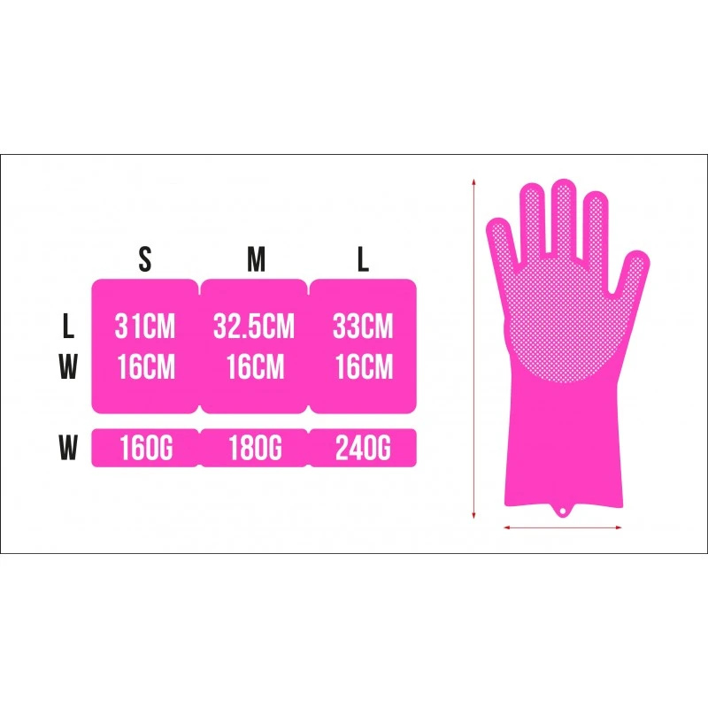 2. Manusi de curatare Muc-Off Deep Scrubber Pink L L