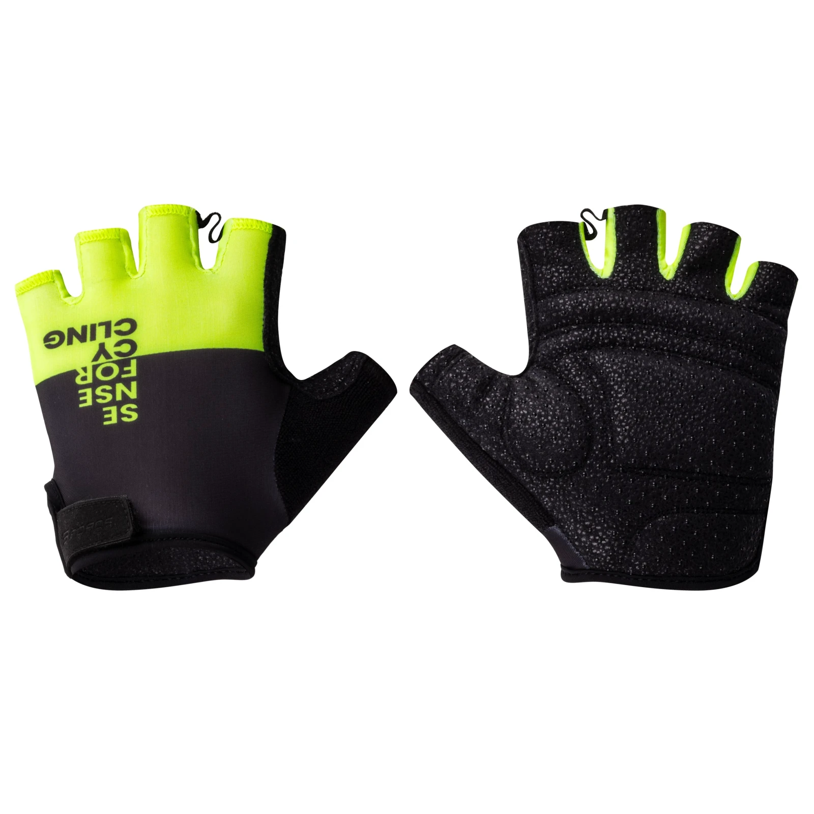 1. Manusi Force Fine Negru Galben fluo L Negru/Galben fluo, L