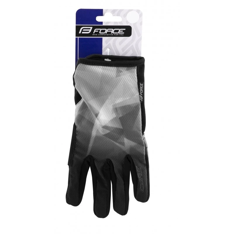 3. Manusi Force MTB Core, gri XL XL, Negru/Gri