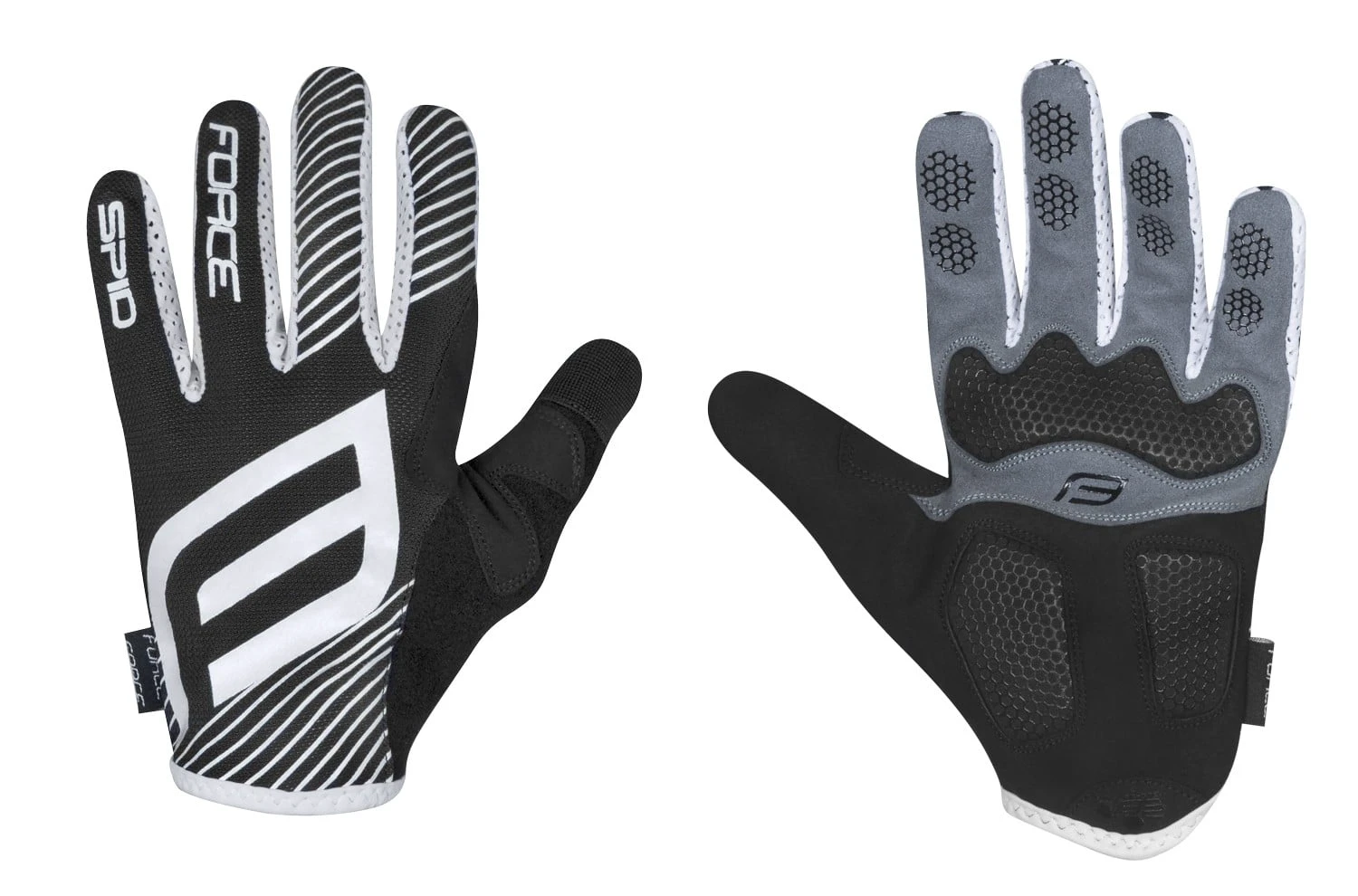 1. Manusi Force MTB SPID de vara, negre M M