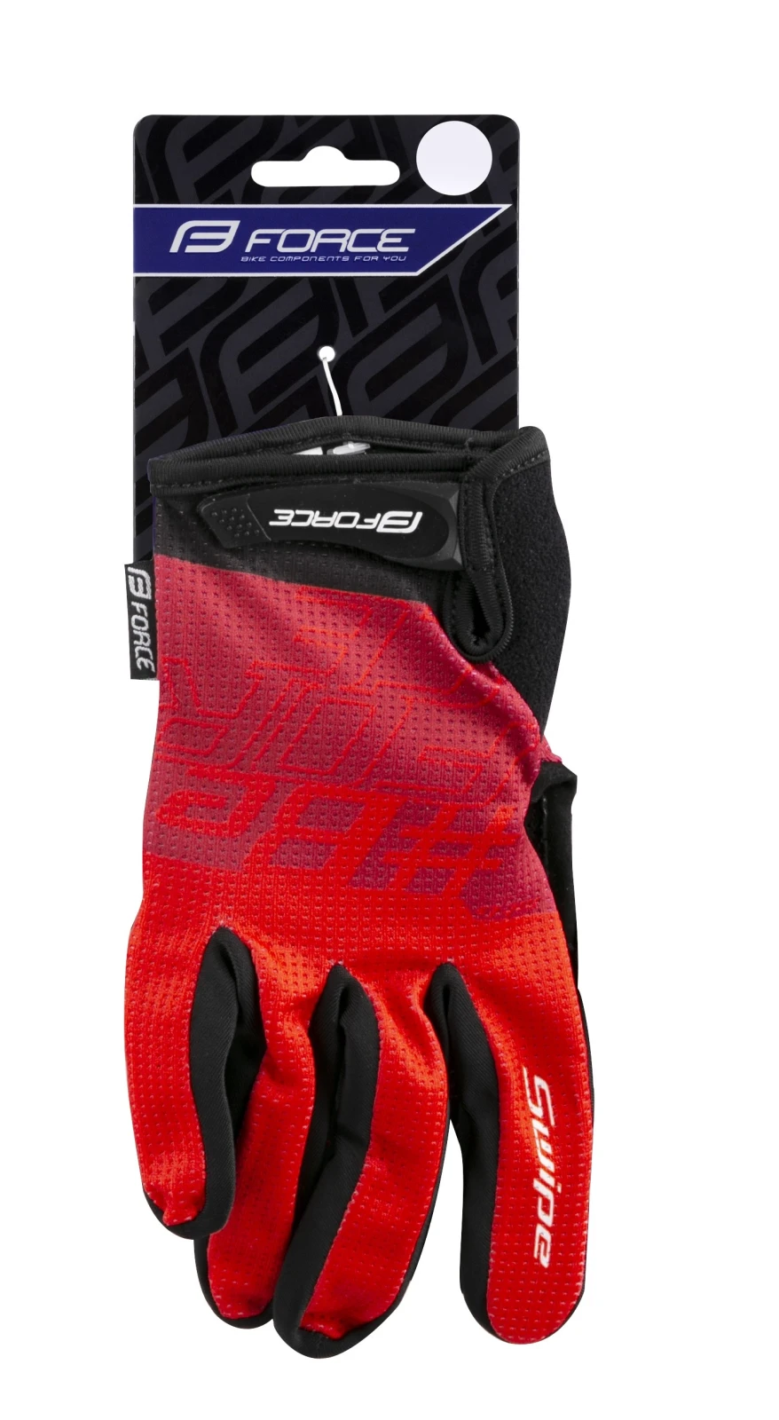 4. Manusi Force MTB Swipe Rosu Negru L L, Rosu/Negru