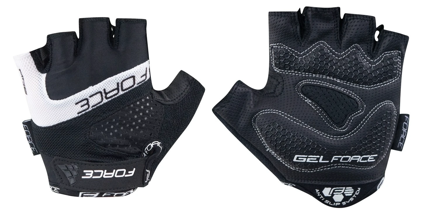 1. Manusi Force Rab gel negru S S, Negru