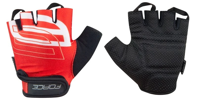1. Manusi Force Sport rosii L L, Rosu/Alb/Negru