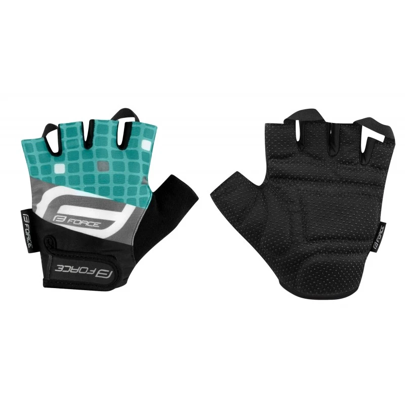 Manusi Force Square Lady turcoaz L L, Turcoaz/Negru - 105624