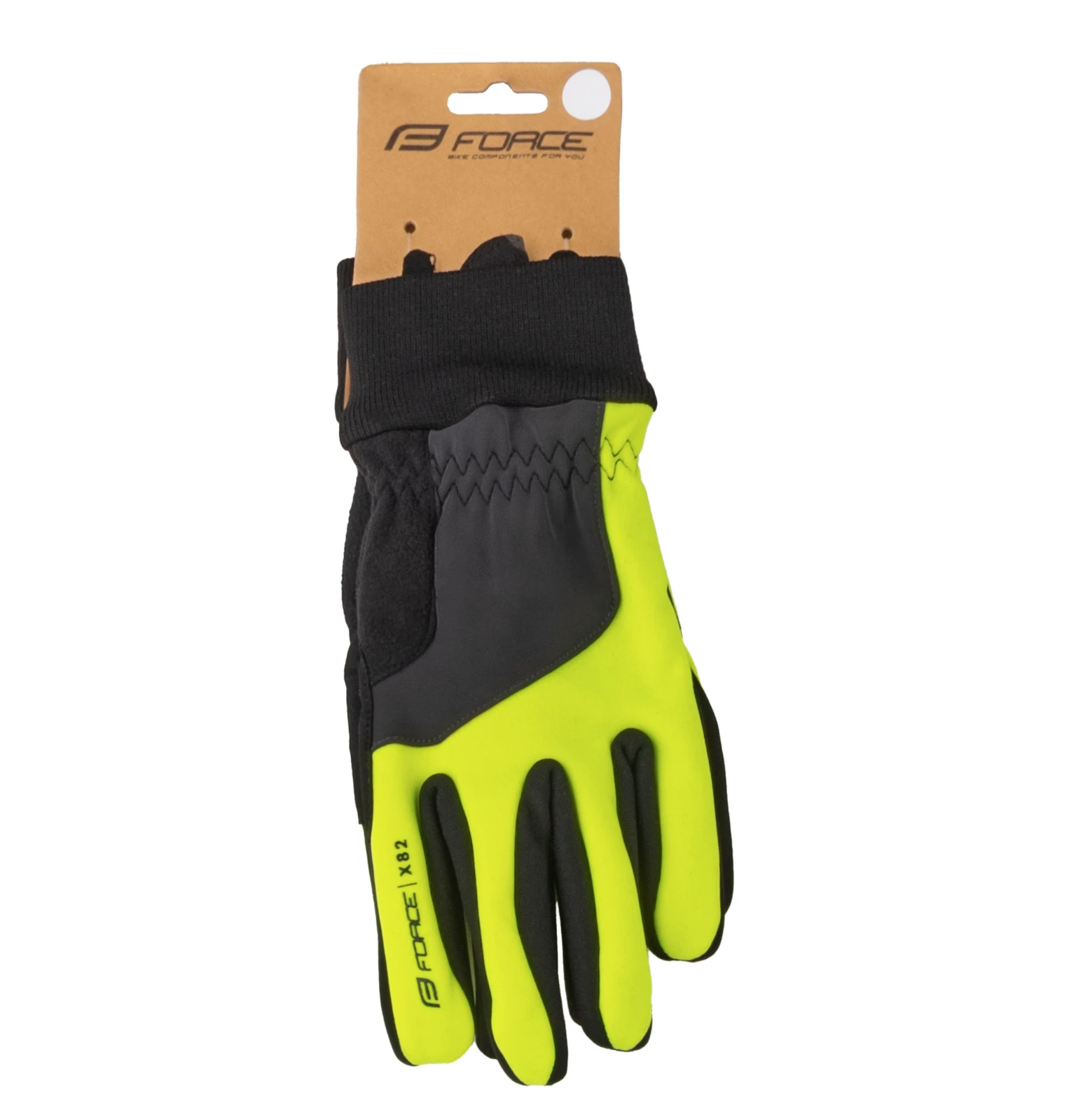 3. Manusi Force X82 fluo S Galben fluo, S