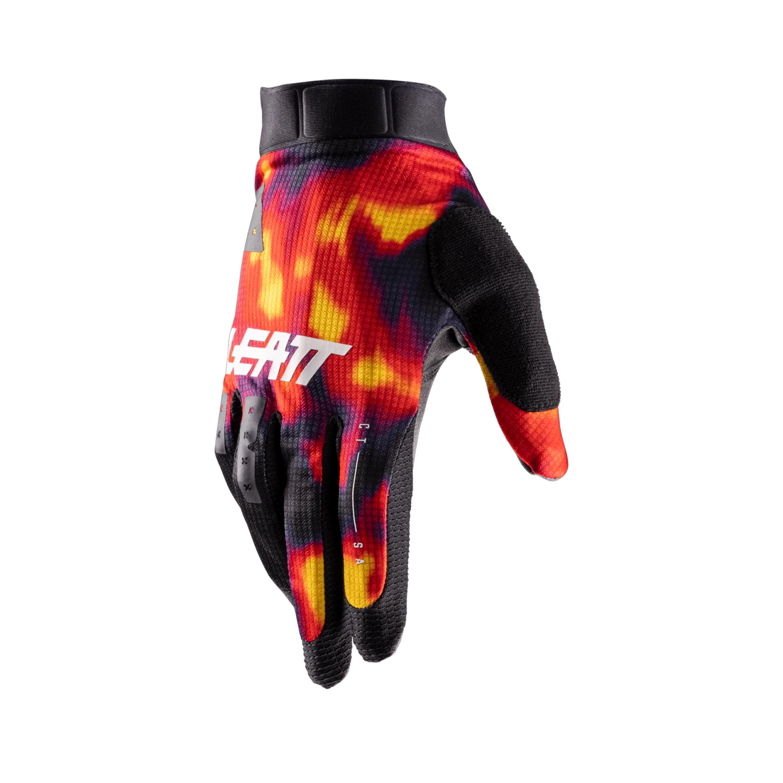 3. Manusi Leatt MTB 1.0 GripR Heatmap Red XL Negru/Rosu, XL