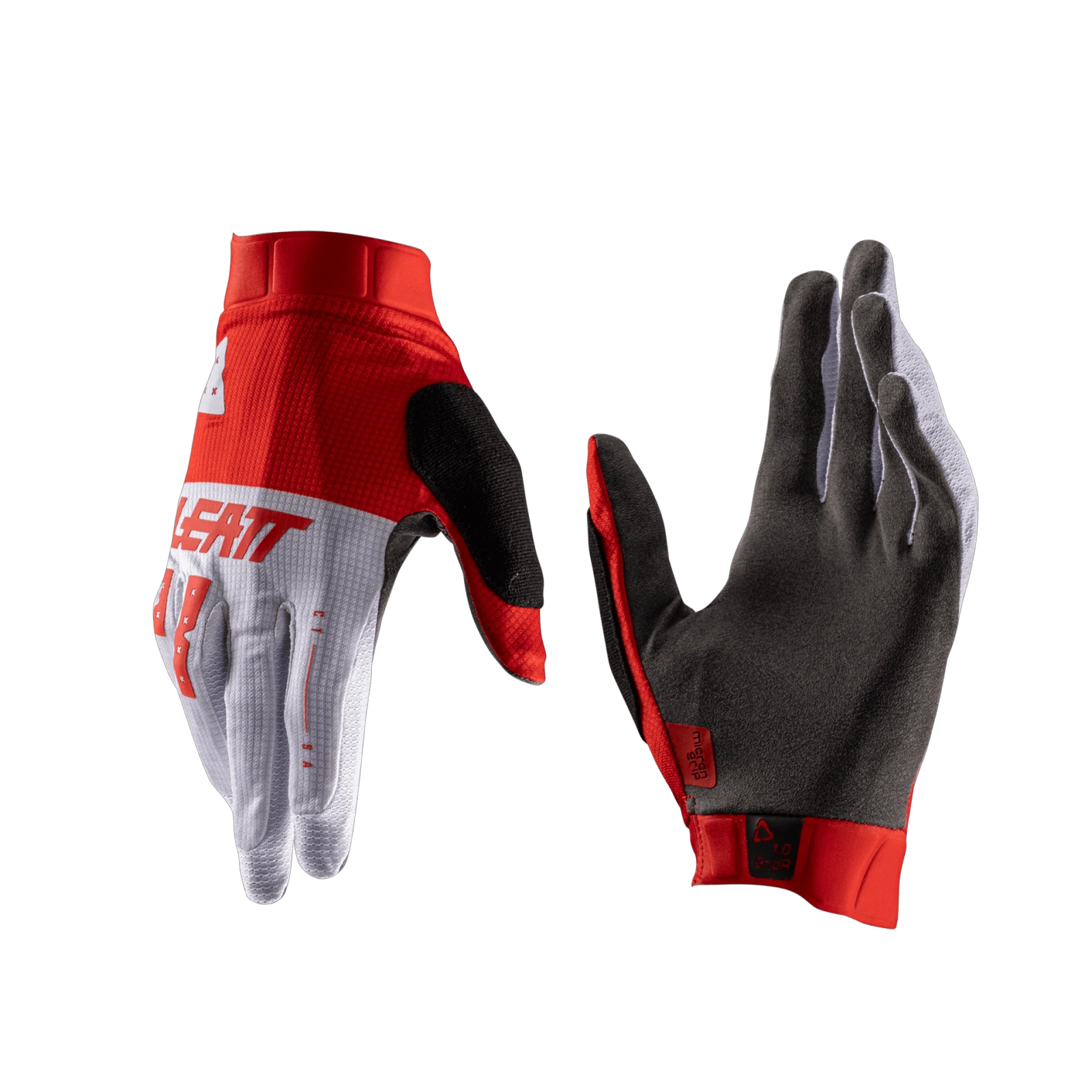 2. Manusi Leatt MTB 1.0 GripR Red L Rosu/Alb, L