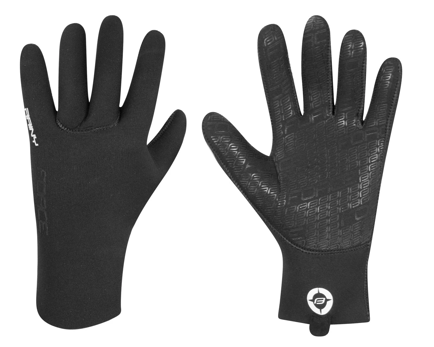 Manusi neopren Force Rainy negre L Negru, L - 102436