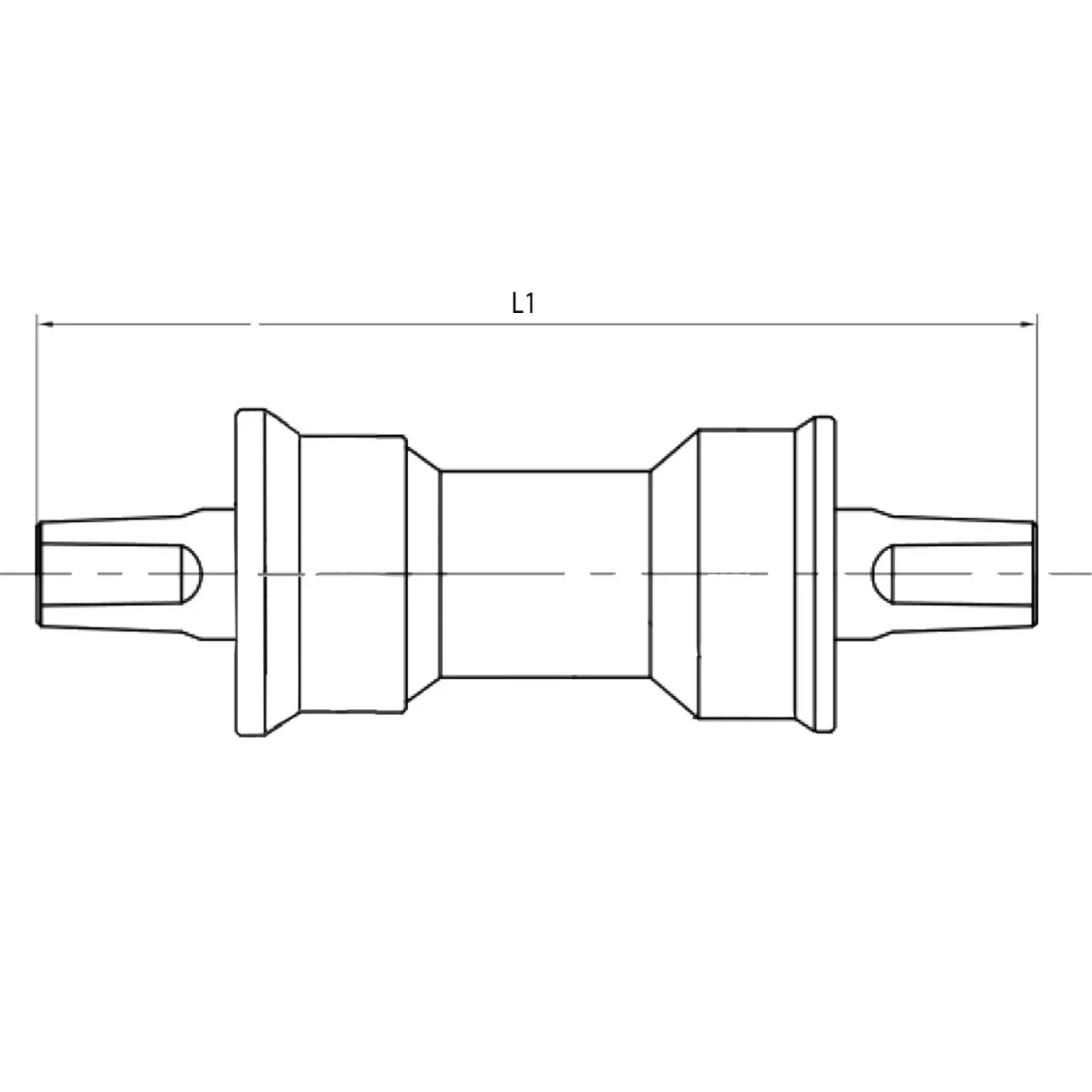 3. Butuc pedalier M-Wave Carousel BB Repair, 119 mm 119mm