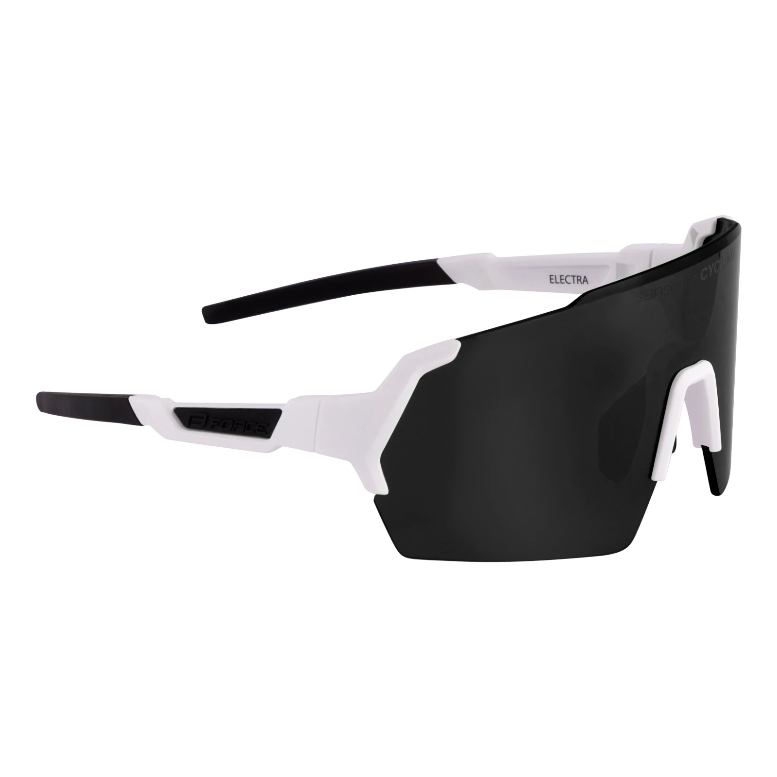2. Ochelari Force Electra Albi, lentile negre Alb/Negru