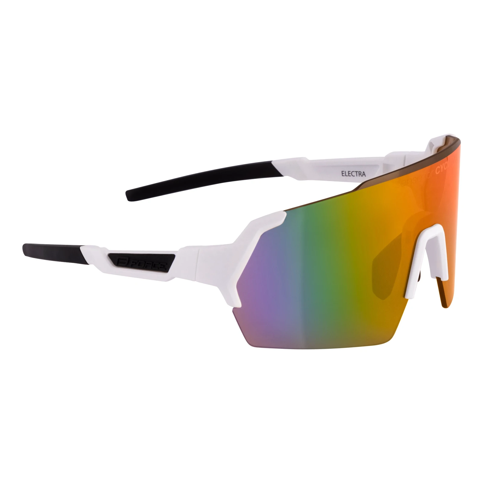 2. Ochelari Force Electra Albi, lentile rosu-revo Alb/Multicolor