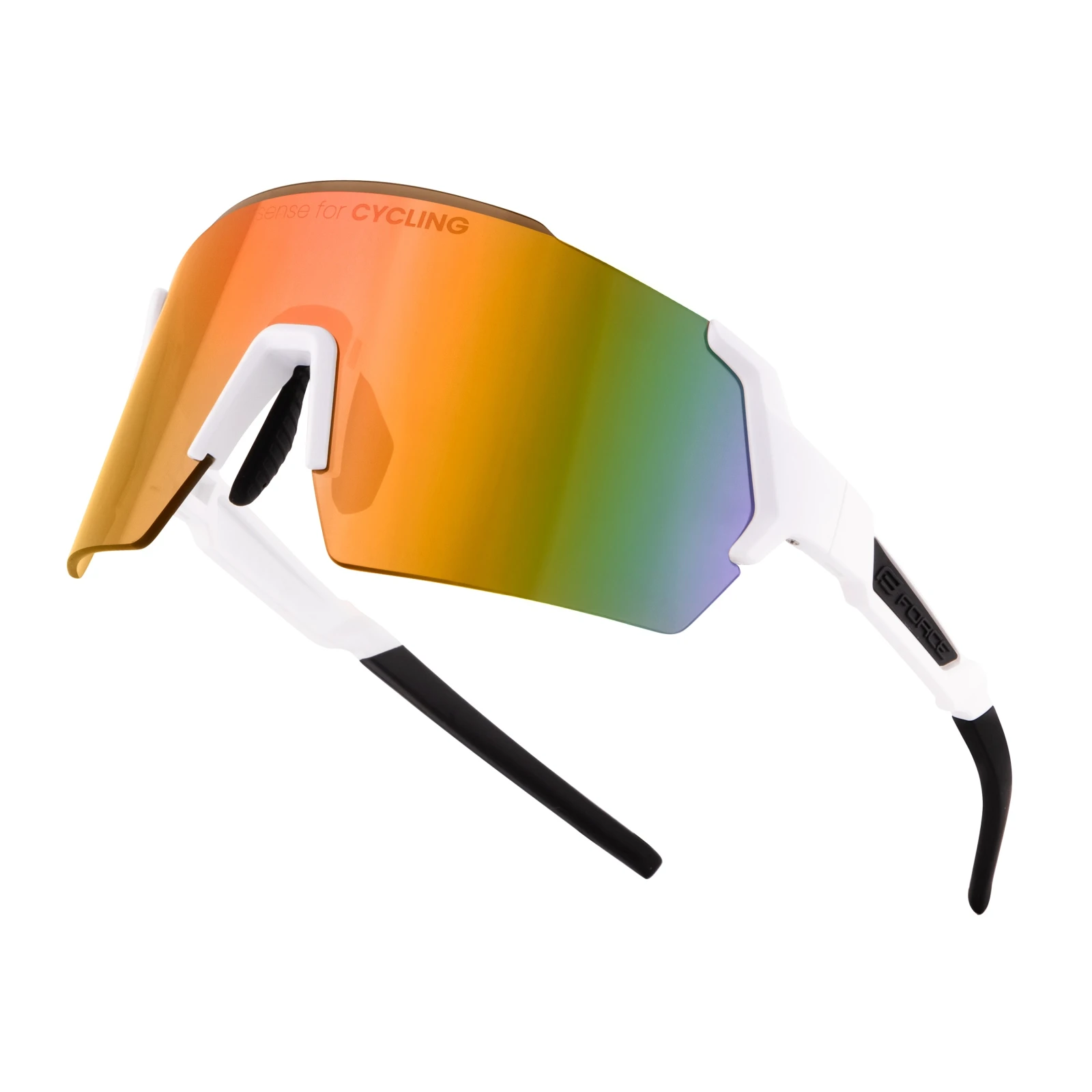Ochelari Force Electra Albi, lentile rosu-revo Alb/Multicolor - 112134