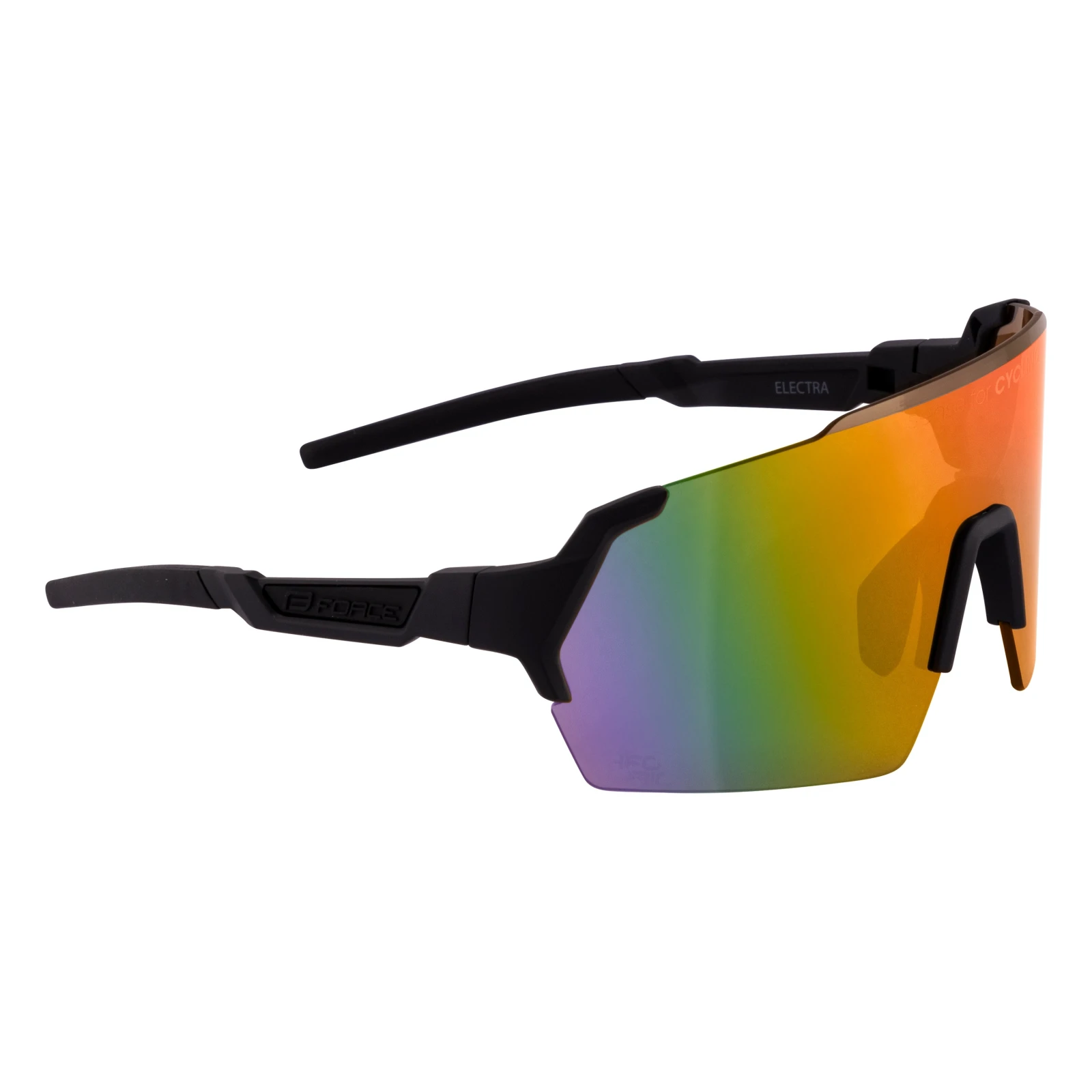 2. Ochelari Force Electra Negri, lentile rosii Negru/Multicolor