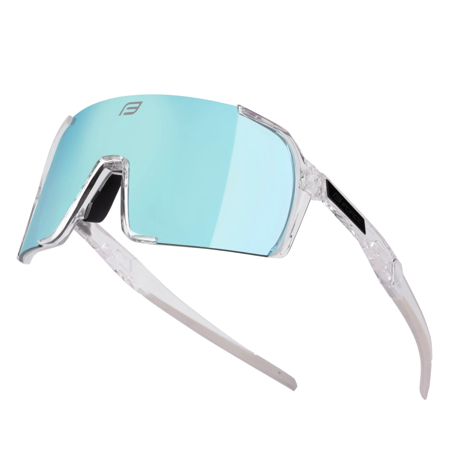 1. Ochelari Force GLARE transp., lentile albastre