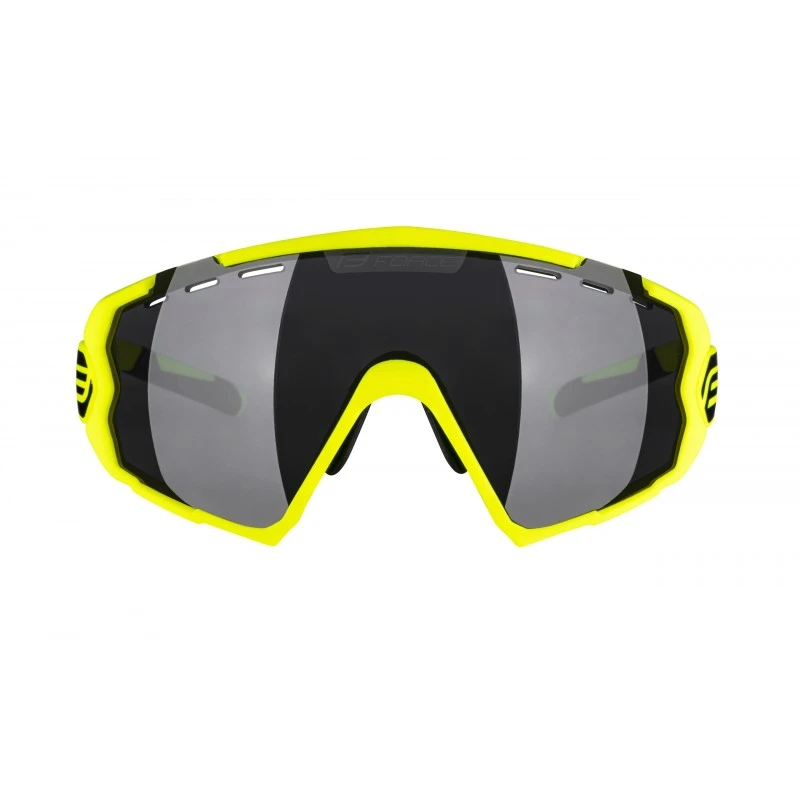 3. Ochelari Force Ombro fluo mat, lentila neagra Galben fluo/Negru