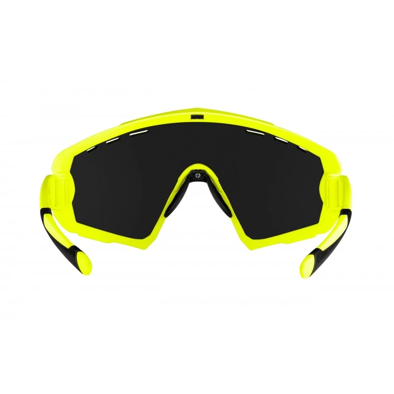 4. Ochelari Force Ombro fluo mat, lentila neagra Galben fluo/Negru