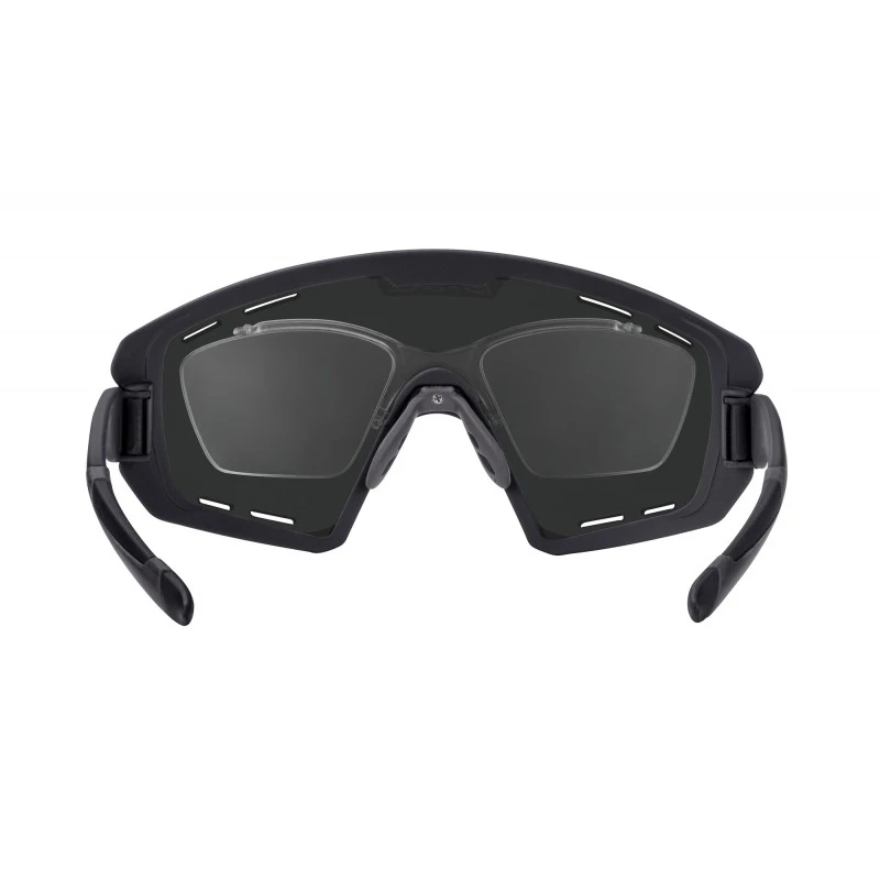 4. Ochelari Force Ombro Plus negru mat, lentila neagra Negru