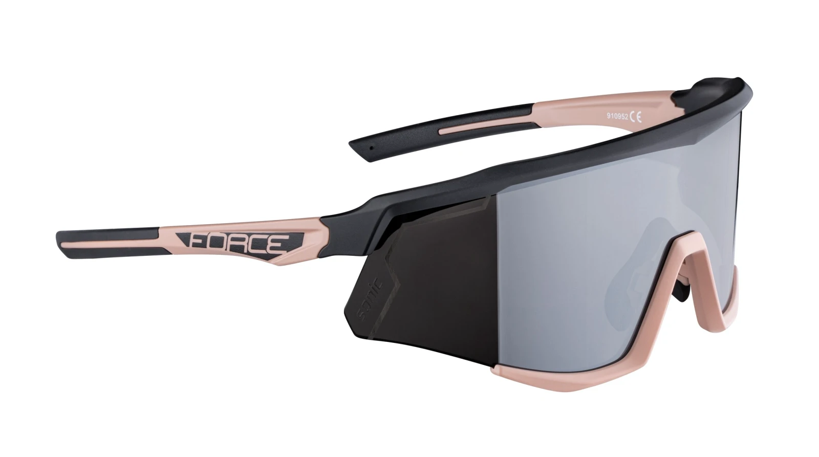 3. Ochelari Force Sonic negru bronz, lentila argintie oglinda Negru/Bronz