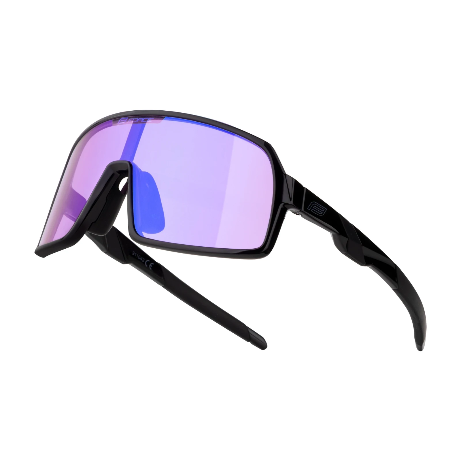1. Ochelari Force VIBE junior, negru, lentile mov
