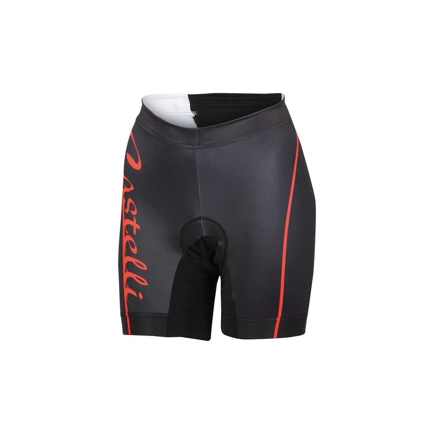 1. Pantaloni De Dama Pt Triatlon Castelli Core W Tri Short, Negru Rosu, XS XS, Negru/Rosu