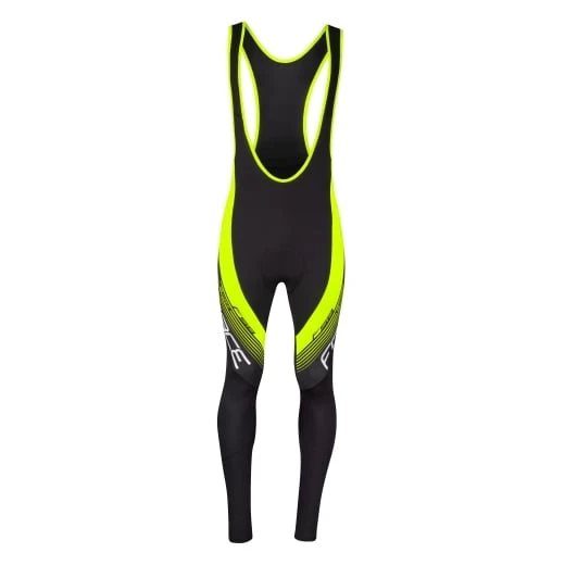 Pantaloni Force F58 cu bretele si bazon Negru-Fluo XXL XXL, Negru/Galben fluo - 102940