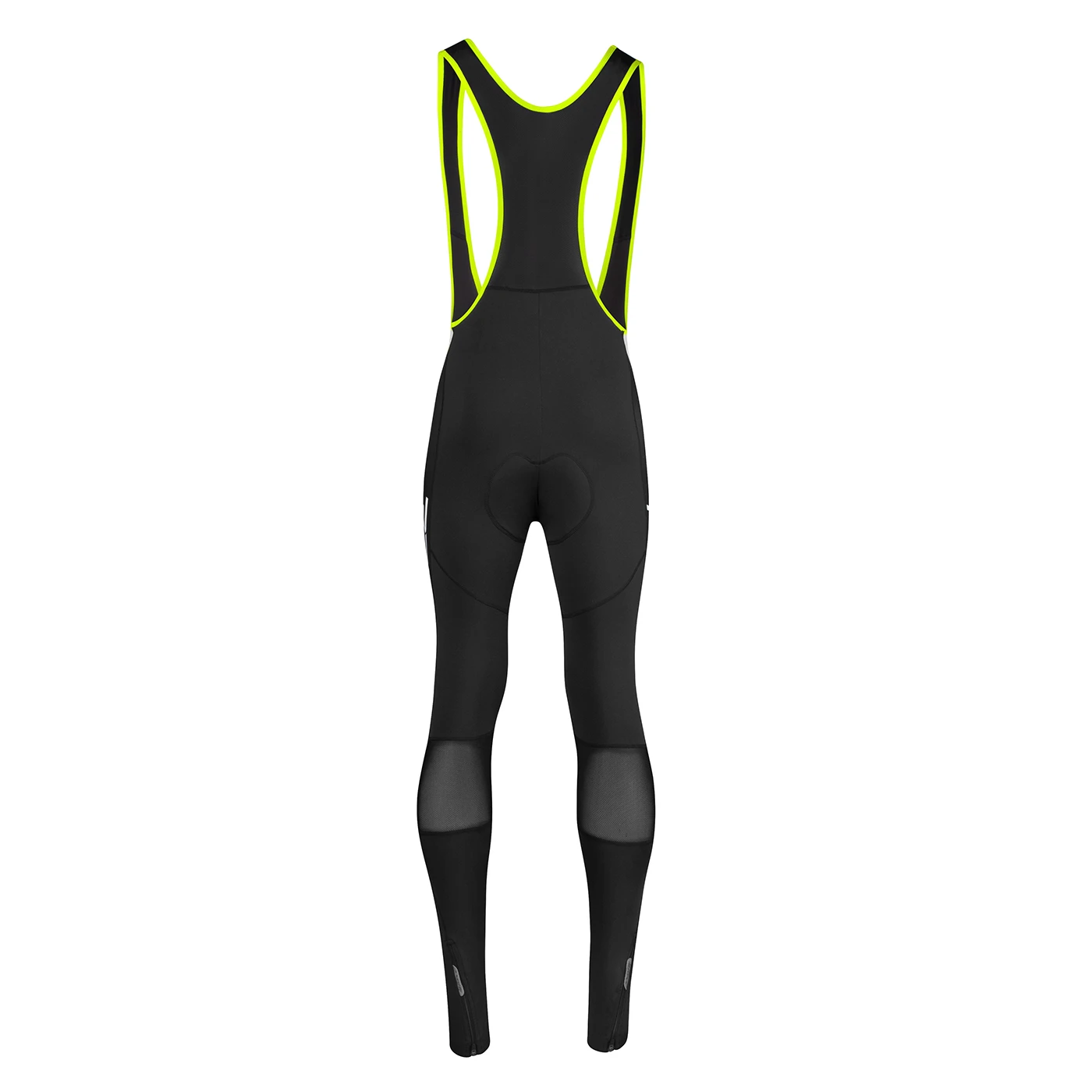 3. Pantaloni Force F58 cu bretele si bazon Negru-Fluo XXL XXL, Negru/Galben fluo