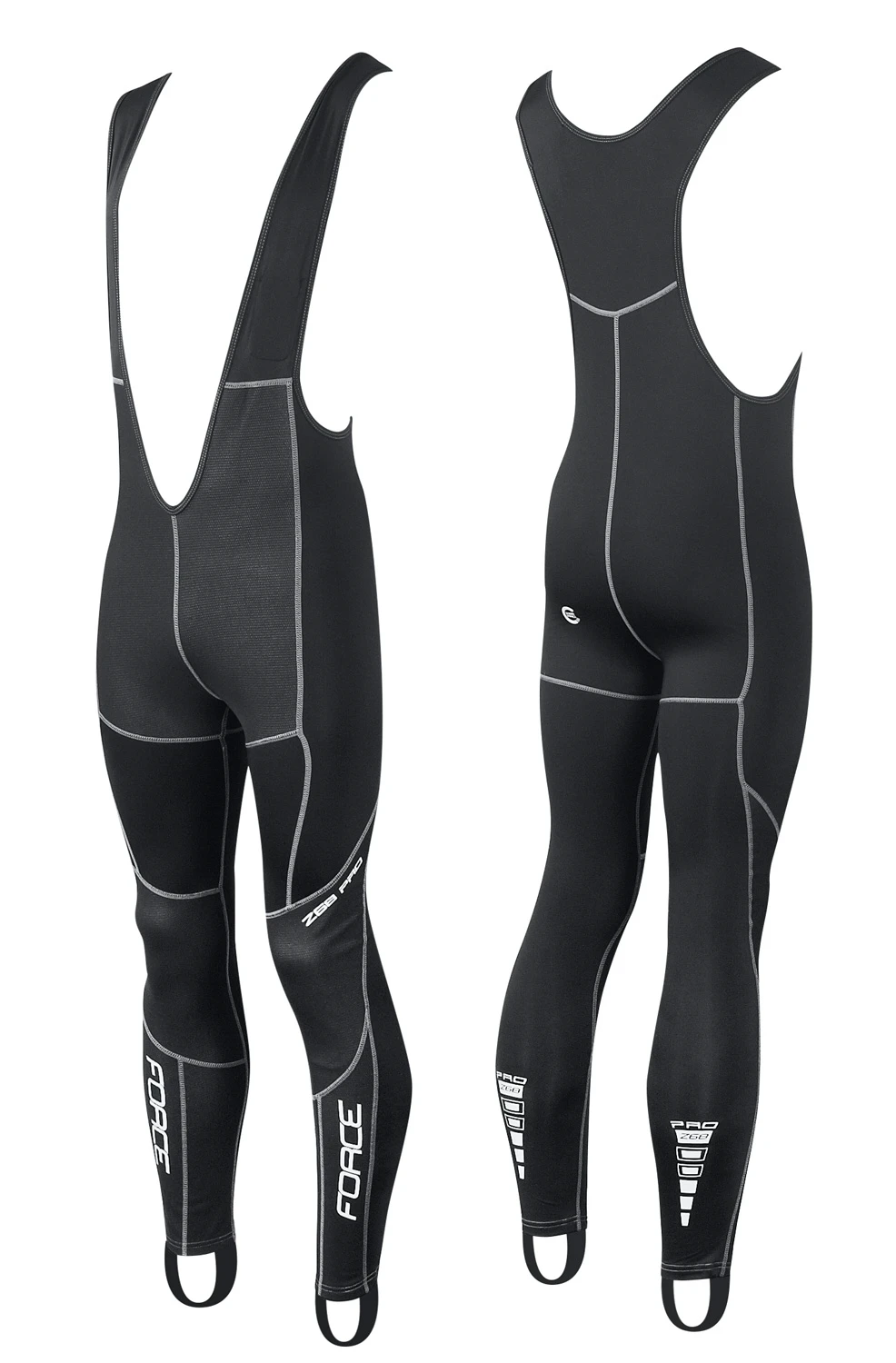 4. Pantaloni Force Windster Z68 PRO fara bazon negri M M, Negru