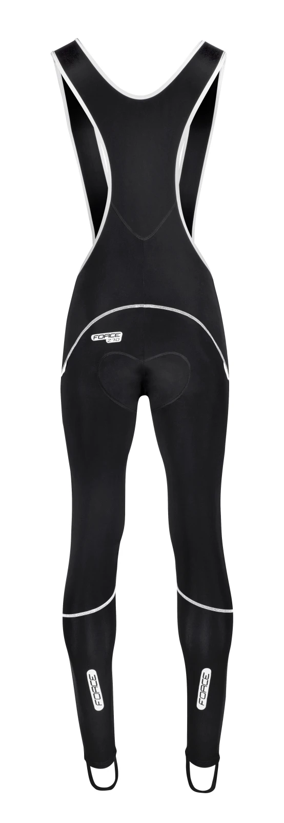 2. Pantaloni Force Z70 cu bretele si bazon negri XL XL, Negru