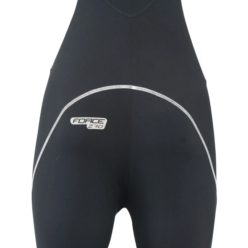 3. Pantaloni Force Z70 cu bretele si bazon negri L L, Negru