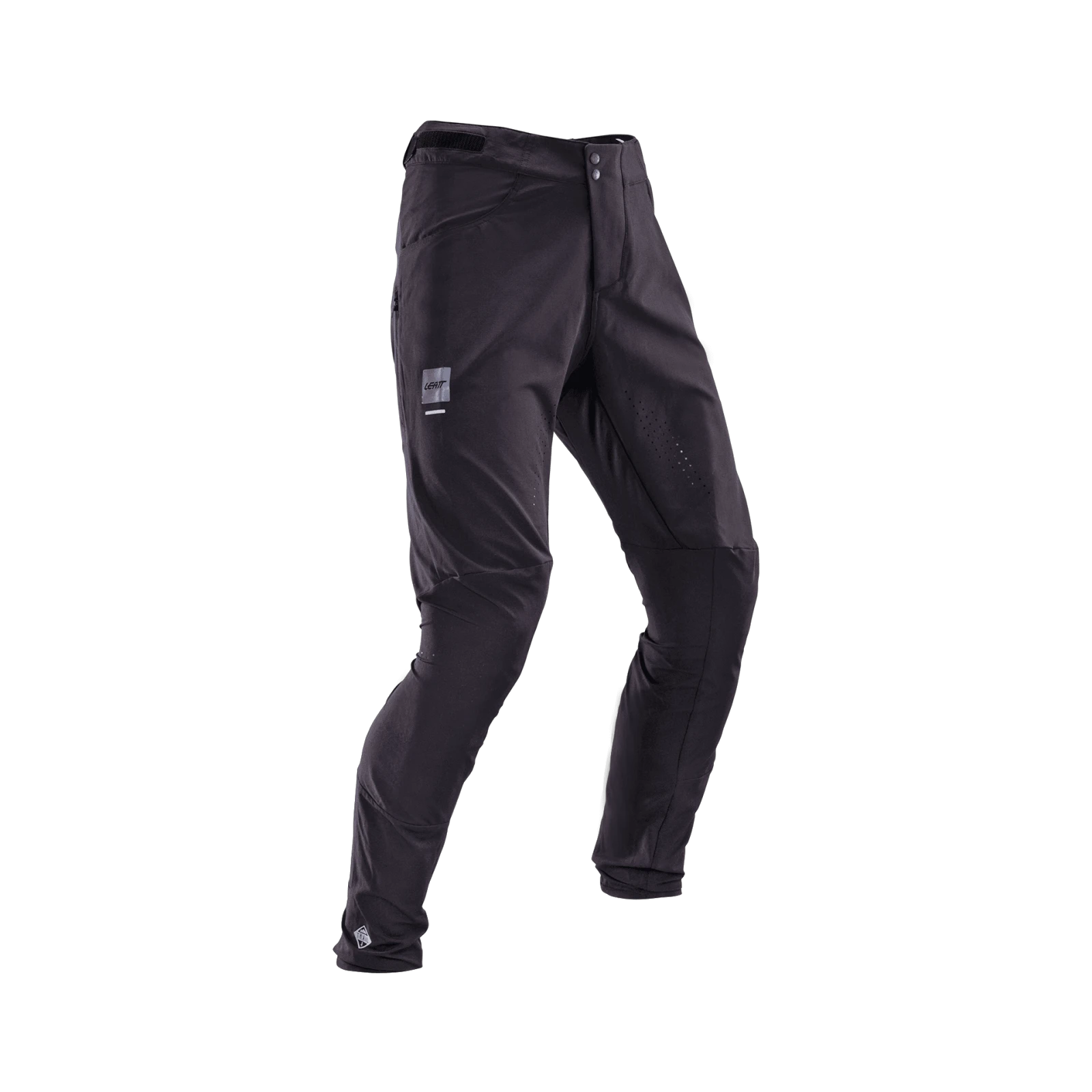 1. Pantaloni Leatt MTB Trail 2.0 Ghost Black L Negru, L