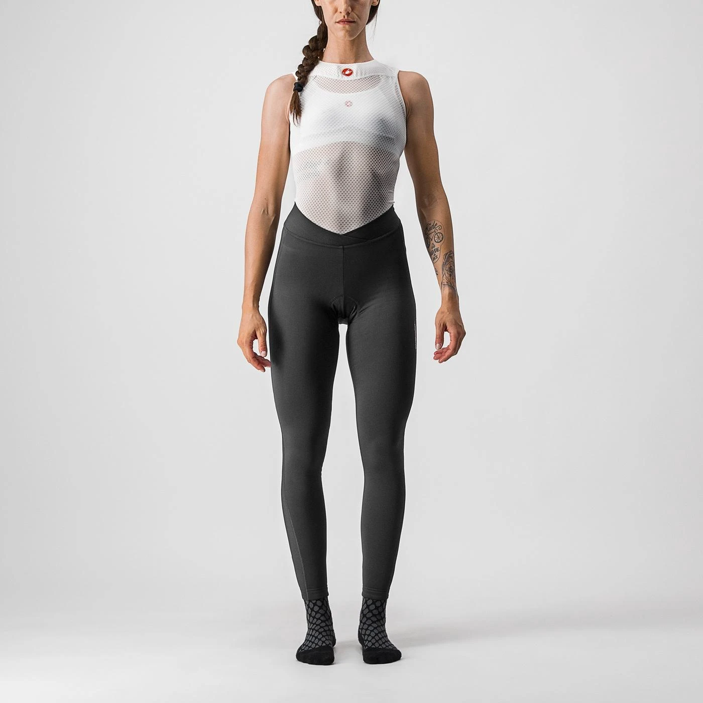 1. Pantaloni lungi Castelli Meno Wind W, negru, L L, Negru