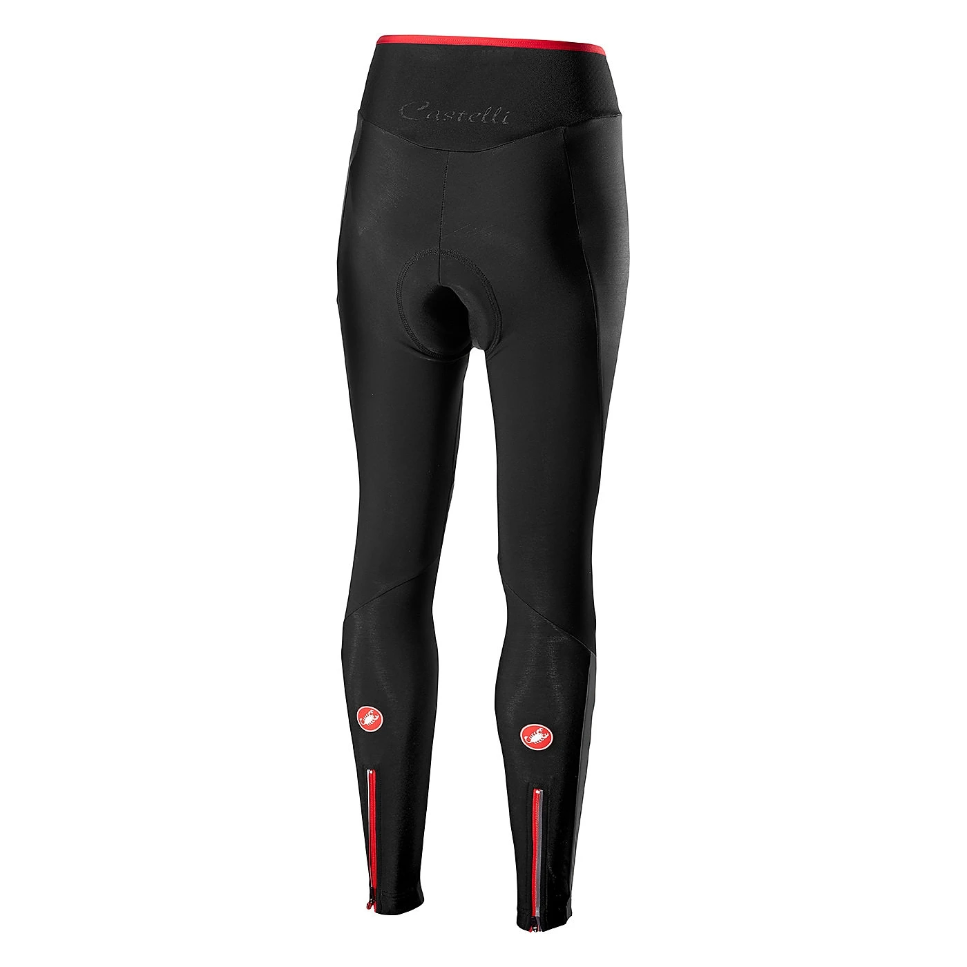 2. Pantaloni lungi Castelli Sorpasso 2W, de dama XS, Negru/Gri